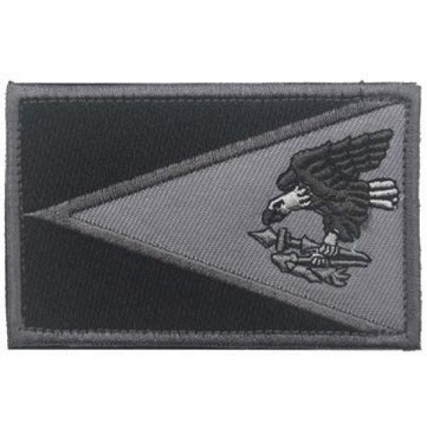 Tactical Embroidery Patch Airsoft Morale Patch 2 American Samoa Flag Tactical Embroidery Patch Hook & Loop Morale Patch Military Patch for Clothing Accessory Backpack Armband (2pcs)