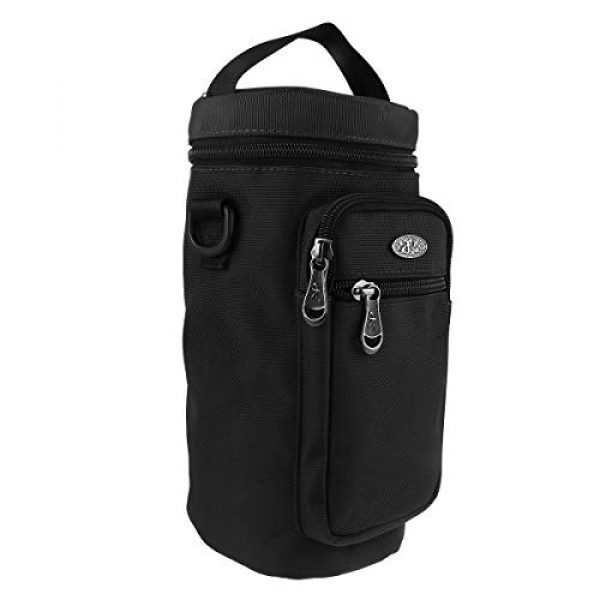 CHICTRY Tactical Pouch 4 CHICTRY Water Bottle Pouch Multifunction Nylon Insulated Kettle Carrier Holder Bag with Adjustable Detachable Shoulder Strap for Outdoor Hiking Travel Camping