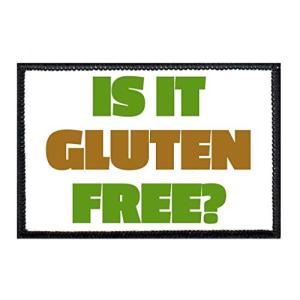 P PULLPATCH Airsoft Morale Patch 1 is It Gluten Free Morale Patch | Hook and Loop Attach for Hats, Jeans, Vest, Coat | 2x3 in | by Pull Patch