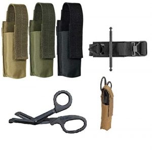 Tac Med Tactical Pouch 1 Tac Med SOF Wide Tourniquet and EMT Shears Pouch Combination w/Molle