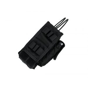 TMC Tactical Pouch 1 TMC MBITR Radio Pouch Prc-152 (Black) for Tactical Airsoft Hunting Game