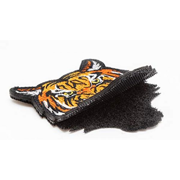 MAXXPRO Airsoft Morale Patch 3 Tactical Patches of Roaring Tiger, with Hook and Loop for Backpacks Caps Hats Jackets Pants, Military Army Uniform Morale Emblems