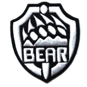Tactical Embroidery Patch Airsoft Morale Patch 1 Bear Escape from Tarkov Tactical Embroidery Patch Hook & Loop Morale Patch Military Patch for Clothing Accessory Backpack Armband (White)
