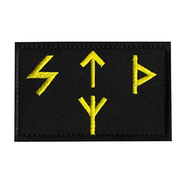 Tactical Embroidery Patch Airsoft Morale Patch 1 Russia FSB ALFA Team Vikings Runs STD Russian Tactical Embroidery Patch Hook & Loop Morale Patch Military Patch for Clothing Accessory Backpack Armband