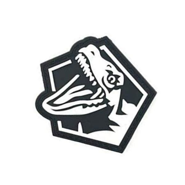 PVC PATCH Airsoft Morale Patch 3 Tyrannosaurus T-Rex Dinosaur Military Hook Loop Tactics Morale PVC Patch (color3)