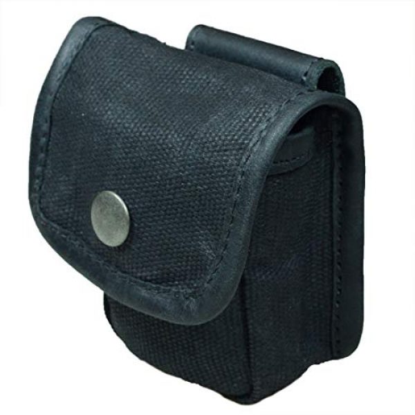 Hide & Drink Tactical Pouch 1 Hide & Drink, Water Resistant Waxed Canvas Belt Pouch, Multi-Purpose Bag, Utility Pouch for Hiking Hunting Fishing, Camping & Outdoor Accessories, Handmade Includes 101 Year Warranty :: Charcoal Black