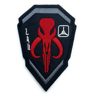 Almost SGT Airsoft Morale Patch 1 Boba Fett Emblem Star Wars Bounty Hunter - Funny Tactical Military Morale Embroidered Patch Hook Backing