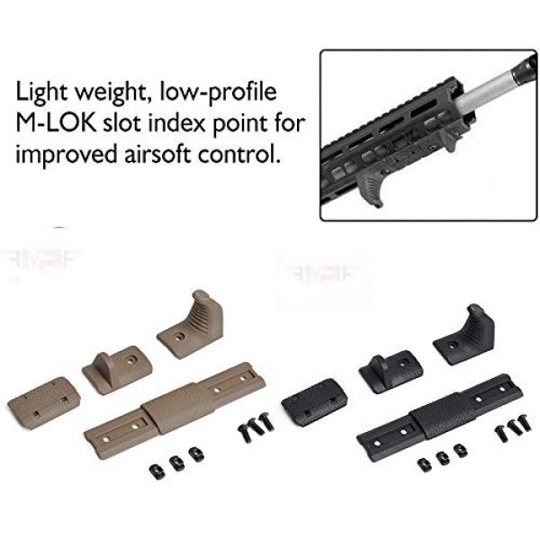 COLOR TREE Tactical Pouch 7 COLOR TREE Handguard Stop Kit DIY M-lok Handguard Stop Kit Rail Cover Accessory Part M-lok Handguard Stop Kit