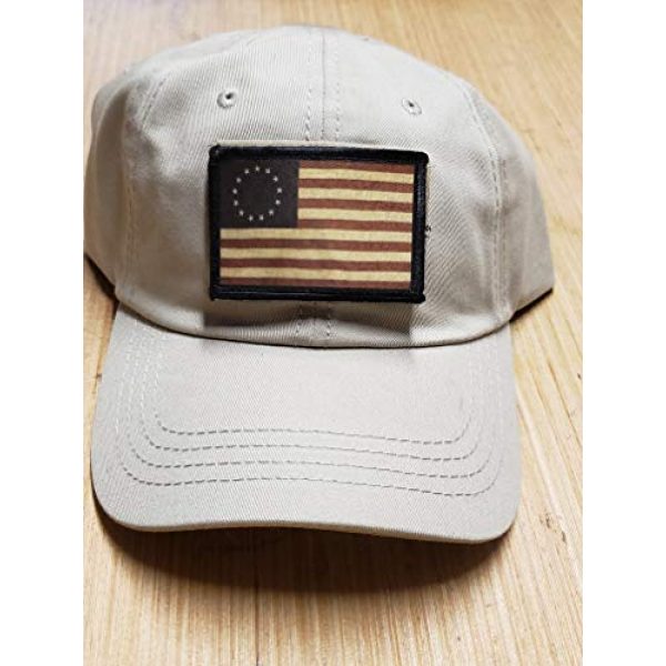 RedheadedTshirts Airsoft Morale Patch 2 Betsy Ross Flag Tactical Patch -Made in The USA- Patches Perfect for Your Plate Carrier Military Vest, hat, Backpack. Funny Patch by Redheadedtshirts!