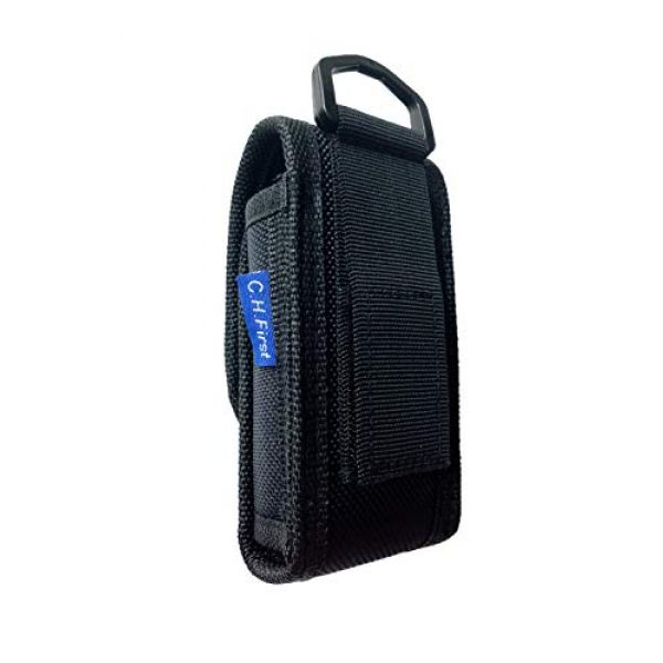 C.H.First Tactical Pouch 3 C.H.First Multi-Functional Thickened Nylon Pouch Fits 4" - 4.5" Multitools and Pepper Spray Holster fits Sabres 1.4 oz / 1.5 oz / 1.6 oz / 1.8 oz,Fox Labs 1.5 oz / 1.7 oz Canisters