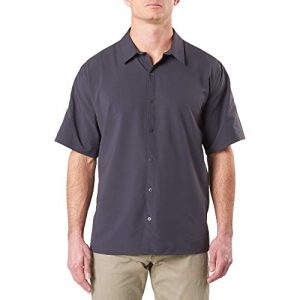 5.11 Tactical Shirt 1 5.11 Tactical Men's Corporate Freedom Flex Shirt, Short Sleeve, 100% Polyester Stretch, Style 71371