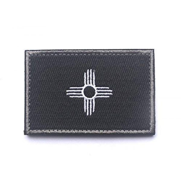Oyster-Patch Airsoft Morale Patch 3 Oyster-Patch USA US American State Flag Patch Weird/Tan/Gray