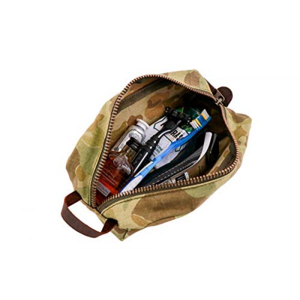 Battle Board Tactical Pouch 3 Vintage Travel Kit - Frog Skin P42 Camo (Small, Sand)