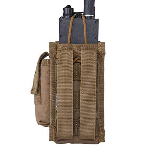 IDOGEAR Tactical Pouch 2 IDOGEAR Tactical Radio Pouch Molle Radio Holder for Walkie Talkies PRC 148 / 152 Radio Airsoft Military Outdoor Sports 500D Nylon
