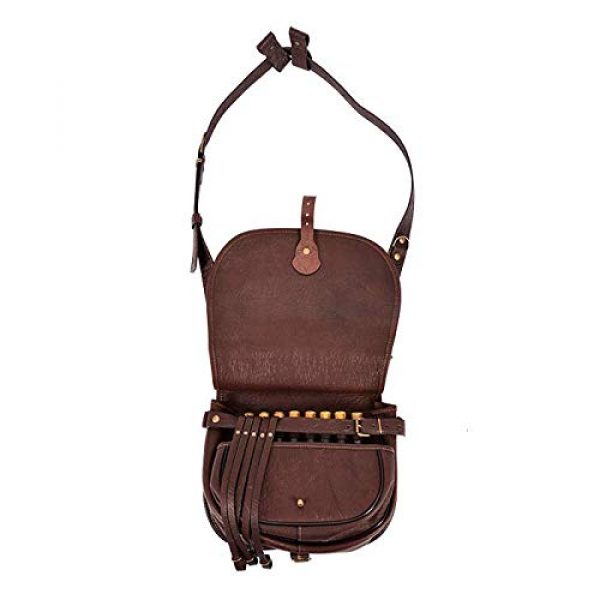 HSN Tactical Pouch 3 Genuine Leather Stitched Premium Quality Fowling Bag