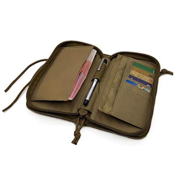 FIRECLUB Tactical Pouch 3 FIRECLUB Portable Tactical Wallet Handbag for Men Camping Hiking Bag Camouflage Bag Waist Bag Pack Polyester Card Purse