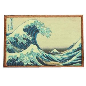 Fine Print Patch Airsoft Morale Patch 1 The Great Wave Off Kanagawa Japanese Hook Loop Tactics Morale Printed Patch