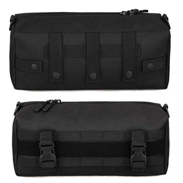 Protector Plus Tactical Pouch 2 Protector Plus Tactical MOLLE Pouch Military Multi-Purpose Increment Attachment Bag Messenger Utility Gadget Gear Medical Pack Tool Pocket EDC Belt Purse (Patch Included)