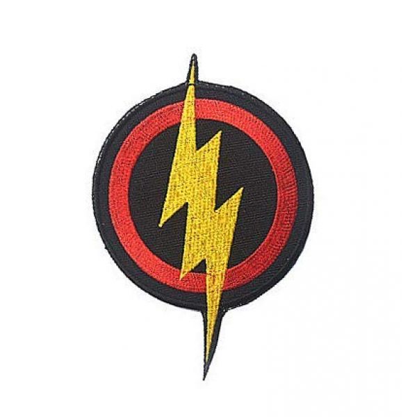 Embroidery Patch Airsoft Morale Patch 2 The Avenger DC Comics The Flash Lightning Shield Military Hook Loop Tactics Morale Embroidered Patch
