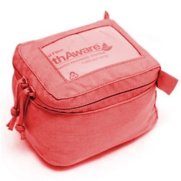 LBX TACTICAL Tactical Pouch 1 LBX TACTICAL 3" Open Window Pouch, Red, Small