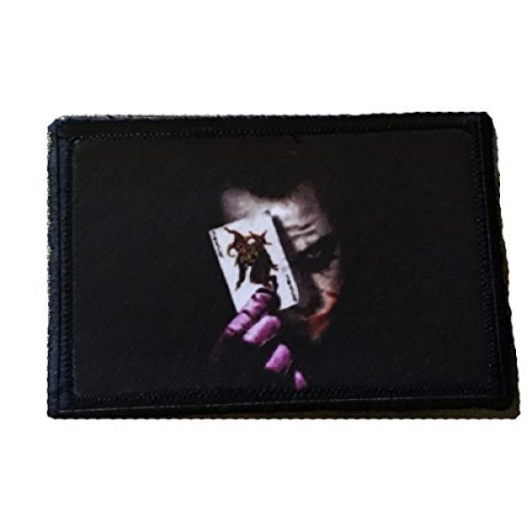 RedheadedTshirts Airsoft Morale Patch 1 The Joker Morale Patch. Perfect for Your Tactical Military Army Gear, Backpack, Operator Baseball Cap, Plate Carrier or Vest. 2x3" Hook Patch. Made in The USA