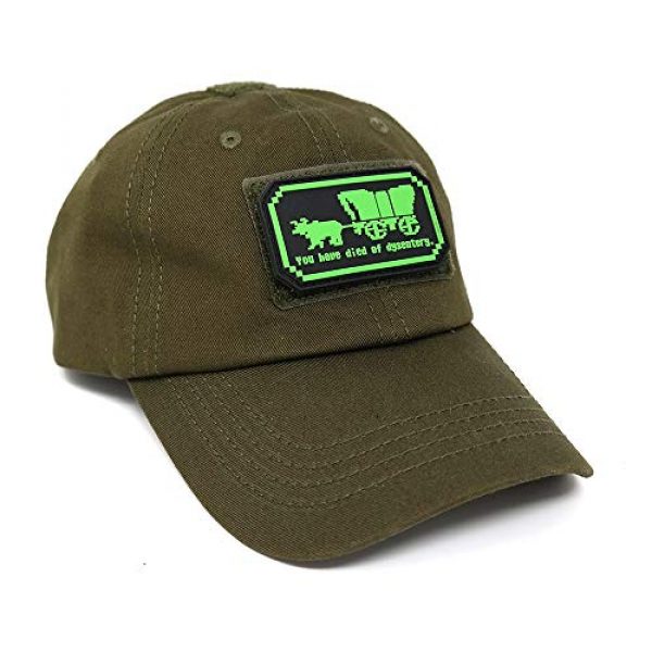 Stinking Patch Co. Airsoft Morale Patch 3 You Have Died of Dysentery PVC Rubber Tactical Patch | Oregon Trail Inspired | Funny Morale Patch