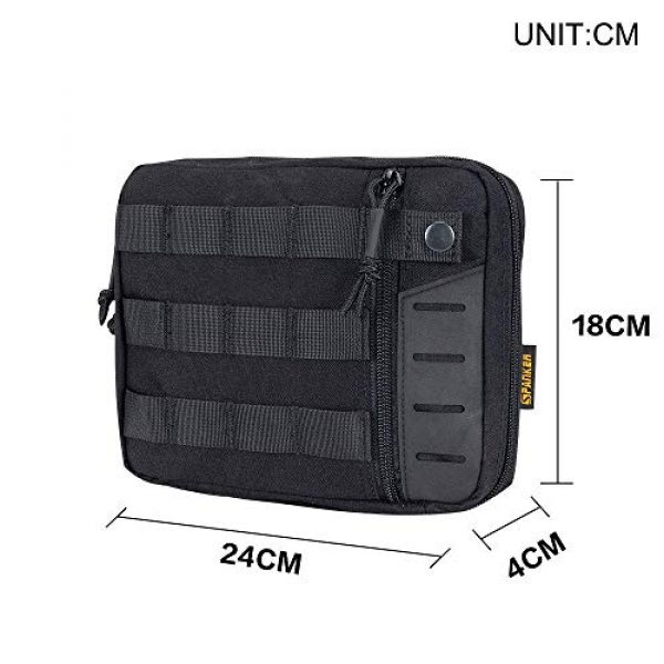 EXCELLENT ELITE SPANKER Tactical Pouch 7 Tactical Molle EDC Pouch Utility Molle Pouch Black