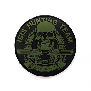 Tactical Innovations Canada Airsoft Morale Patch 1 Tactical Innovations Canada PVC Morale Patch - ISIS Hunting Team 3" Dia - Blk & ODG