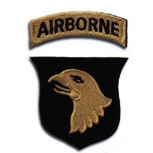 Tactical Embroidery Patch Airsoft Morale Patch 1 101th Airborne Eagle Tactical Embroidery Patch Hook & Loop Morale Patch Military Patch for Clothing Accessory Backpack Armband (color1)
