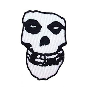 Embroidered Patch Airsoft Morale Patch 1 Misfits Crimson Ghost Skull 3D Tactical Patch Military Embroidered Morale Tags Badge Embroidered Patch DIY Applique Shoulder Patch Embroidery Gift Patch