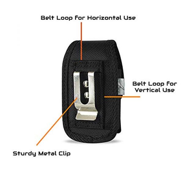 AGOZ Tactical Pouch 4 AGOZ Military Grade Belt Clip Pouch Case Holster Compatible with Car Key Remote FOB, Inhaler, Pepper Spray, Mace, Narcan, Small Blade Knife, Small Hand Sanitizer 4.3"x2.2"x1"