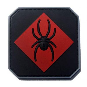 Tactical PVC Patch Airsoft Morale Patch 1 Marvel Black Widow PVC Military Tactical Morale Patch Badges Emblem Applique Hook Patches for Clothes Backpack Accessories