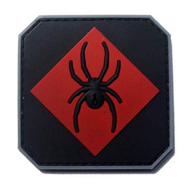 Tactical PVC Patch Airsoft Morale Patch 1 Marvel Black Widow PVC Military Tactical Morale Patch Badges Emblem Applique Hook Patches for Clothes Backpack Accessories