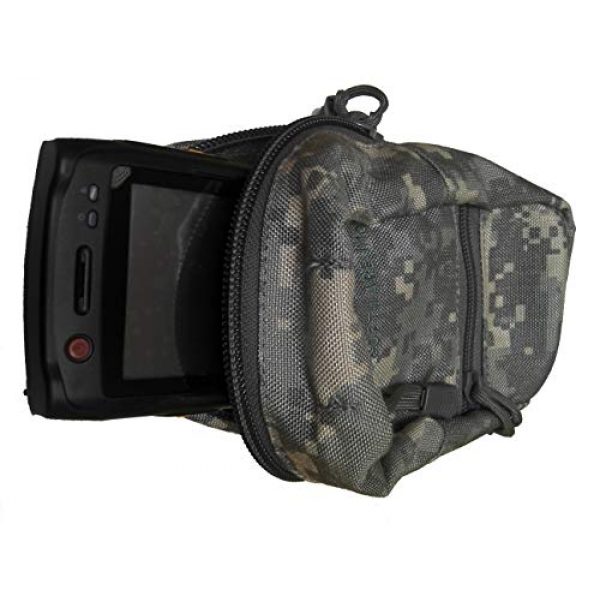 Chiral Software Tactical Pouch 2 Made in USA Chiral Compact Anti-Theft Utility Camo Waist Bag - ACU US Camouflage Fabric - Flame Resistant Materials Perfect for Outdoors, Travel, Tactical Sports, Hiking and Camping (7 Inches)