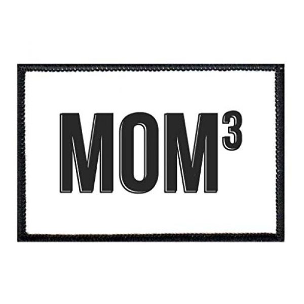 P PULLPATCH Airsoft Morale Patch 1 Mom 3 Morale Patch | Hook and Loop Attach for Hats, Jeans, Vest, Coat | 2x3 in | by Pull Patch