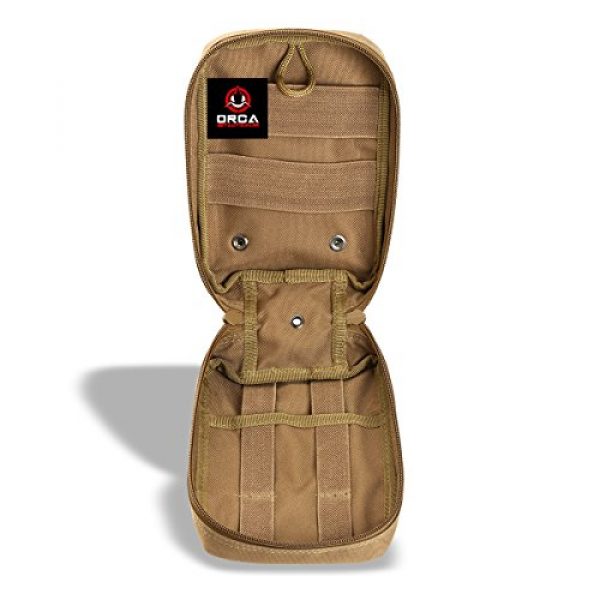 Orca Tactical Tactical Pouch 4 Orca Tactical MOLLE EMT Medical First Aid IFAK Utility Pouch (Bag Only)