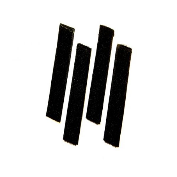 MOLLE PANEL ACCESSORIES Tactical Pouch 1 Del Molle Strips for Attaching Tactical ID Patches - for 6-inch high Patches - 4-Count - OD Green