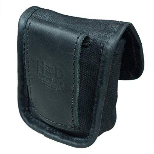 Hide & Drink Tactical Pouch 4 Hide & Drink, Water Resistant Waxed Canvas Belt Pouch, Multi-Purpose Bag, Utility Pouch for Hiking Hunting Fishing, Camping & Outdoor Accessories, Handmade Includes 101 Year Warranty :: Charcoal Black