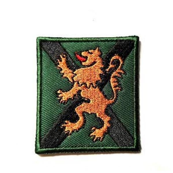 Tactical Embroidery Patch Airsoft Morale Patch 1 Latest Royal Regiment of Scotland Multicam MTP TRF & ZAP Tactical Embroidery Patch Hook & Loop Morale Patch Military Patch for Clothing Accessory Backpack Armband (Green)