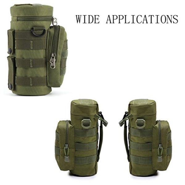 AOCK Tactical Pouch 2 AOCK Tactical Molle Water Bottle Pouch for Outdoor Travel Activities Military Camping Hiking Bag Outdoor Bag