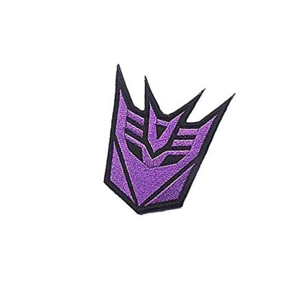 Embroidery Patch Airsoft Morale Patch 3 Transformers Decepticons Military Hook Loop Tactics Morale Embroidered Patch (color1)