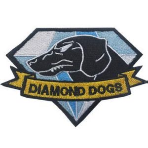 Tactical Embroidery Patch Airsoft Morale Patch 1 Metal Gear Solid 5 Diamond Dogs Tactical Embroidery Patch Hook & Loop Morale Patch Military Patch for Clothing Accessory Backpack Armband (color1)