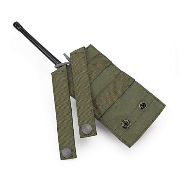 Aoutacc Tactical Pouch 3 Aoutacc Tactical Molle Short Radio Pouch, Nylon Molle Tactical Radio Holster Holder Case for BaoFeng UV-5R UV82 Motorola XTS2500 XTS5000