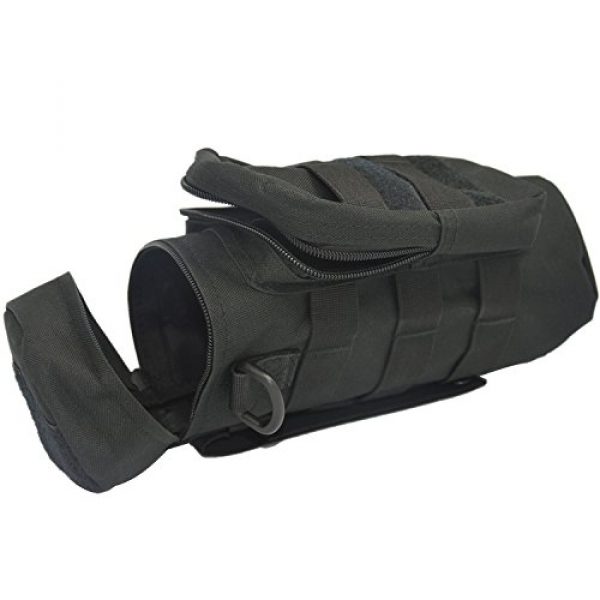 Gosear Tactical Pouch 2 Portable Water Bottle Bag Nylon Kettle Pack Outdoor Sport Tactical Gear Pouch with Utility Medic Small Mess Pouch for War Game Activities Travel Biking Hiking Camping Trekking Military