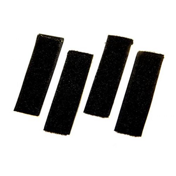 MOLLE PANEL ACCESSORIES Tactical Pouch 1 Del Molle Strips Attaching Tactical ID Patches 3-inch high Patches - 4-Count - OD Green