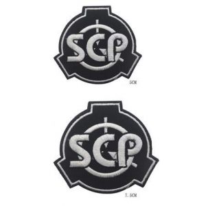 Tactical Embroidery Patch Airsoft Morale Patch 1 Special Containment Procedures Foundation SCP Tactical Embroidery Patch Hook & Loop Morale Patch Military Patch for Clothing Accessory Backpack Armband (2pcs)