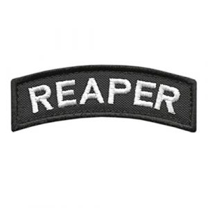 LEGEEON Airsoft Morale Patch 1 LEGEEON Reaper Tab Badge US Army Tactical Morale Hook&Loop Patch