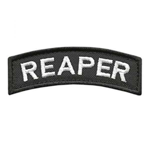 LEGEEON Airsoft Morale Patch 1 LEGEEON Reaper Tab Badge US Army Tactical Morale Hook&Loop Patch