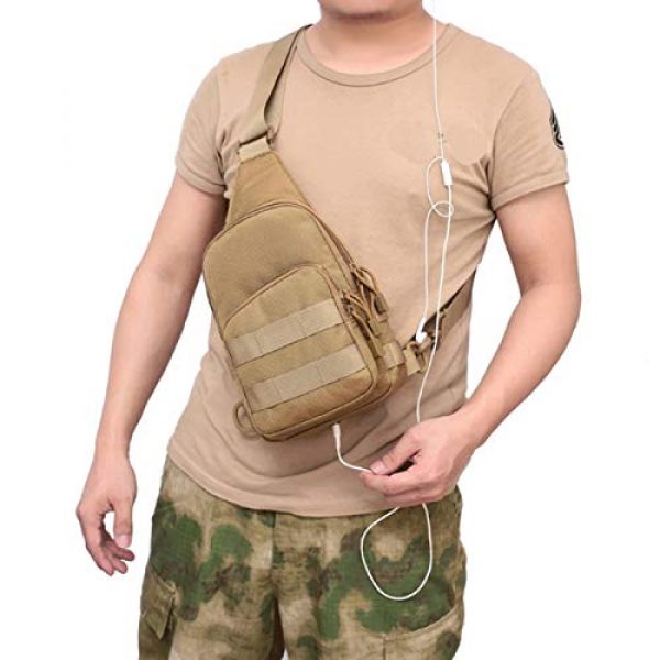 LGL Tactical Pouch 4 LGL Tactical Sling Bag Running Waist Packs - Outdoor Waterproof Tactical Sports Bag Waist Bag Utility Magazine Pouch Riding Pockets Cross Body Bags Hunting Bags Tool Pouch Bag Mini Utility Pouch