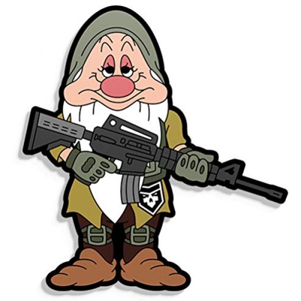 PatchOps Airsoft Morale Patch 1 PatchOps Parody Dwarf Squad Sleepy PVC Tactical Morale Patch